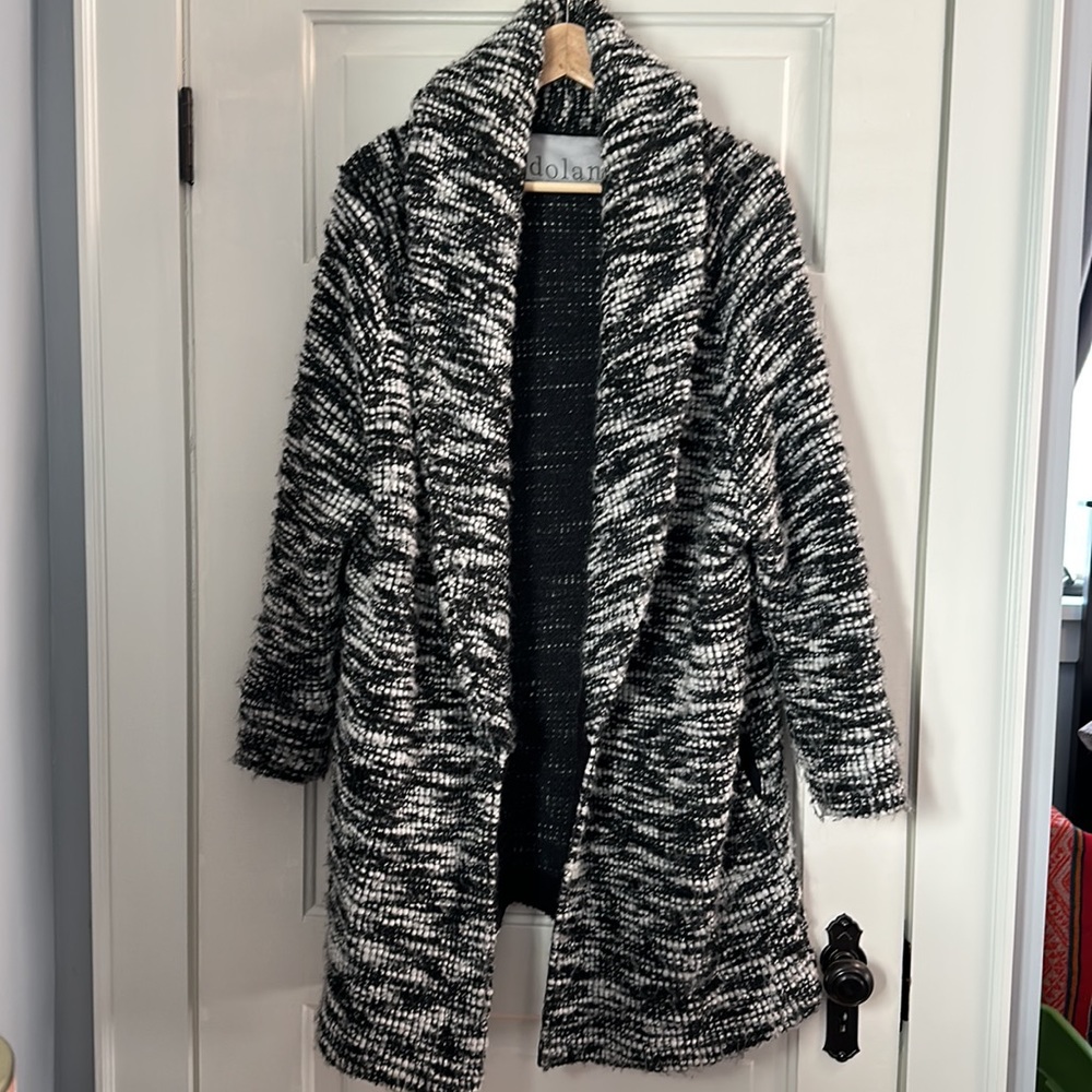 Anthropologie knit sweater coat. Boucle knit, Sz S
